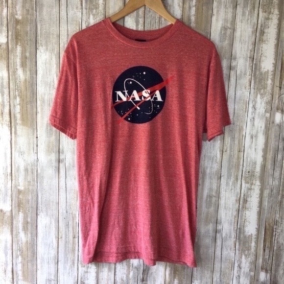 Mighty Fine Tops - NASA Red Heather Tee